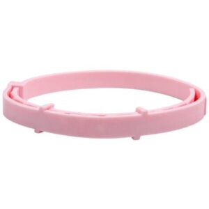 Collare antipulci e zecche per cani – Rosa, regolabile, impermeabile, 8 mesi di protezione efficace