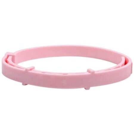Collare antipulci e zecche per cani - Rosa, regolabile, impermeabile, 8 mesi di protezione efficace