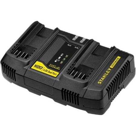 Stanley Accessori - Caricabatterie da 4A con 2 porte, per batterie da 18 V SFMCB24-QW