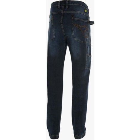 Diadora PANT STONE pantaloni da lavoro in denim taglia M blu sbiadito