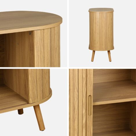 Credenza con ante scorrevoli e ripiano