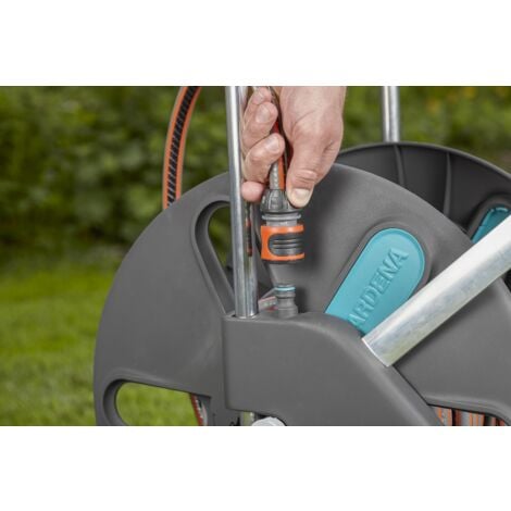 GARDENA Carrello avvolgitubo, per max 100 m di tubo, con guidatubo CleverRoll L Easy (18520-20)