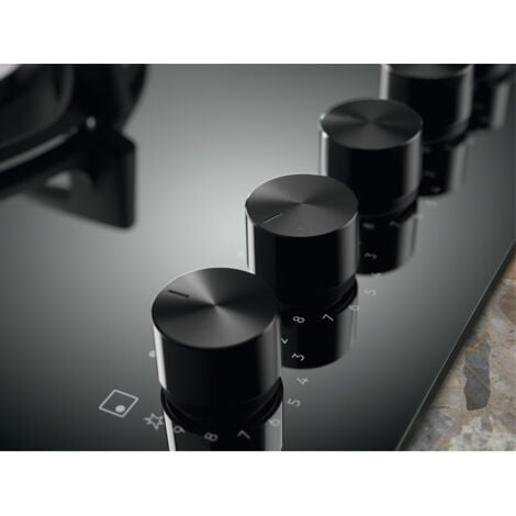 Electrolux EGG75372M. Colore del prodotto: Specchio, Posizionamento dell'apparecchio: Da incasso, Dimensione della larghezza del piano cottura: 75 cm. Tipo di controllo: Manopola, Posizione di cont...