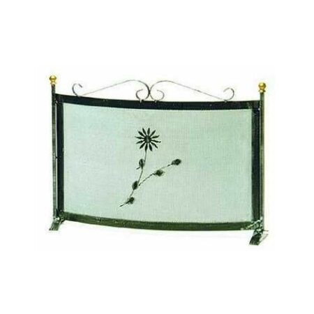 Parascintille Ferro Battuto Curvo Art.685/A cm. 62X45H
