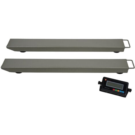 Bilancia Industriale con Travi 3000kg con Display Digitale 120cm x 12cm x 6cm
