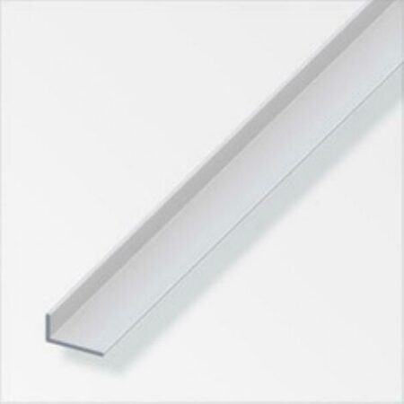 Alfer aluminium gmbh 2mt profilo angolare in alluminio anodizzato colore argento 05053