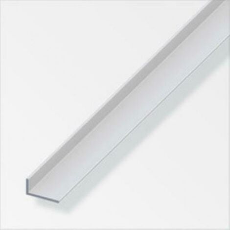 Alfer aluminium gmbh 2mt profilo angolare in alluminio anodizzato colore argento 05053