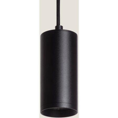 Lampada a Sospensione in Metallo Quarzo Nero