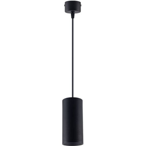Lampada a Sospensione in Metallo Quarzo Nero