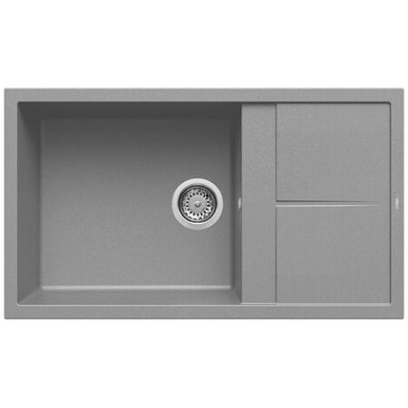 Lavello Elleci Incasso 1 vasca 86x50 Unico 410 Granitek Grigio Cemento LGU41048