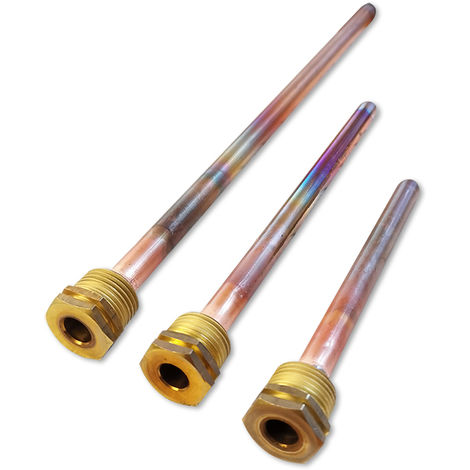 Pozzetto guaina da 1/2 pollice per alloggiamento termometro - 20 cm