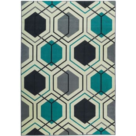 Tappeto a pelo corto multicolore 140 x 200 cm Giresun