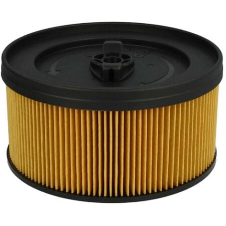 vhbw 1x filtro a pieghe piatte compatibile con Kärcher WD 5.600MP, WD 5.800 ecoogic, WD 5.500M aspirapolvere - nero / giallo