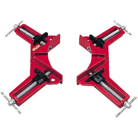 Morsetti Ad Angolo 90 Gradi Kit 2 Pezzi Morsetto Morsa Stretottio Stringi Angolo