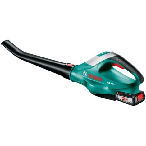 Bosch ALB 18 LI - Soffiatore di foglie (210 km/h, 60 dB, 80 dB, 2.5 m/s², 1.5 m/s²), Nero/ Verde
