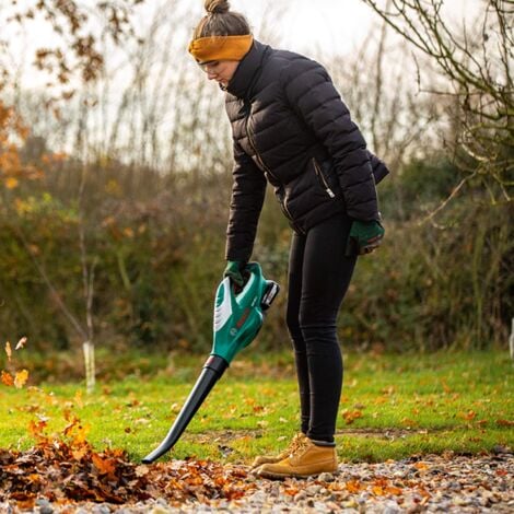 Bosch ALB 18 LI - Soffiatore di foglie (210 km/h, 60 dB, 80 dB, 2.5 m/s², 1.5 m/s²), Nero/ Verde