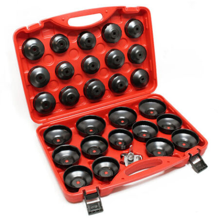 Set chiavi a tazza per filtro olio chiave a ragno 29 pezzi acciaio al carbonio universale