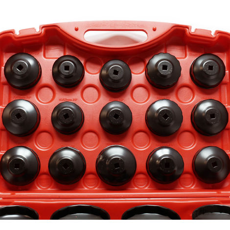 Set chiavi a tazza per filtro olio chiave a ragno 29 pezzi acciaio al carbonio universale