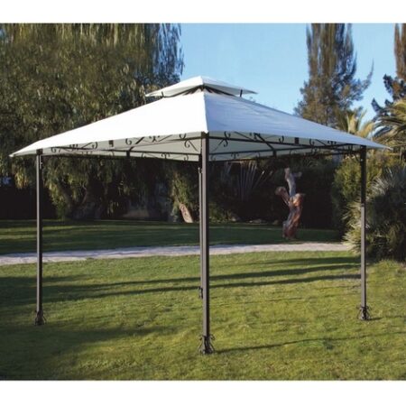 Telo di Ricambio per Gazebo 300X300 cm 180 gr/mq colore beige con airvent