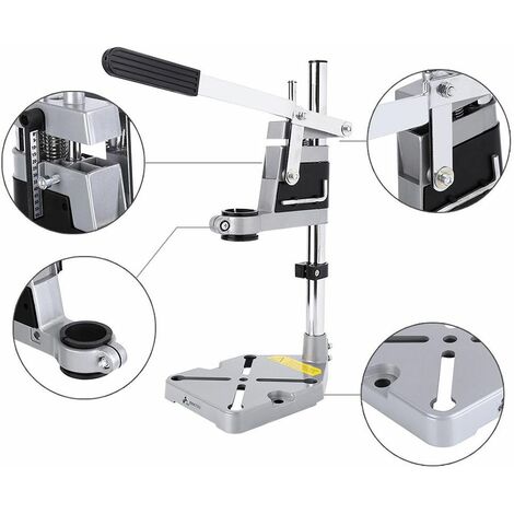 SUPPORTO VERTICALE PER TRAPANO DA BANCO A COLONNA BASE TAGLIO 43MM TZ-6102