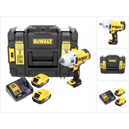 DeWalt DCF 899 P2 Avvitatore ad impulsi a batteria 18V / 950Nm in valigetta TSTAK + 2x Batterie 5,0 Ah + Caricabatterie DCB 115