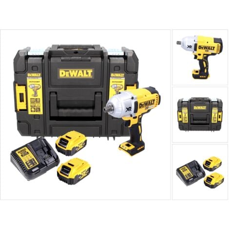 DeWalt DCF 899 P2 Avvitatore ad impulsi a batteria 18V / 950Nm in valigetta TSTAK + 2x Batterie 5,0 Ah + Caricabatterie DCB 115
