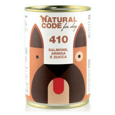 Natural Code per Cane da 400 g  410 - Salmone Aringa e Zucca