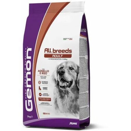 Gemon Cane All Breeds Agnello e riso Kg.3