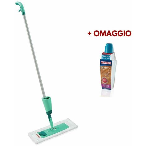 Leifheit Care & Protect Spray per Pulizia Parquet e Laminato Scopa Mocio 56500