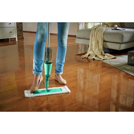 Leifheit Care & Protect Spray per Pulizia Parquet e Laminato Scopa Mocio 56500