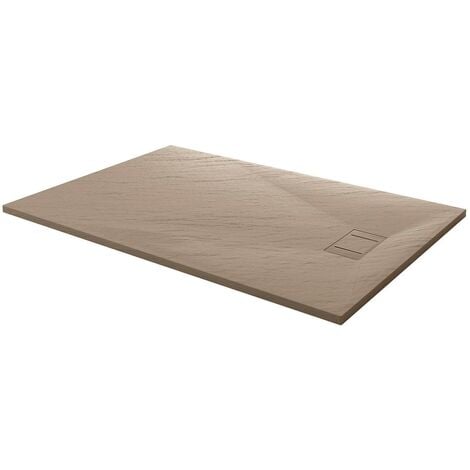Piatto Doccia 80x90 cm in Acrilico Fosterberg Azalea Tortora