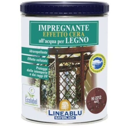 Blu Sayerlack Impregnante Effetto Cera Noce - Protezione UV 750 ml