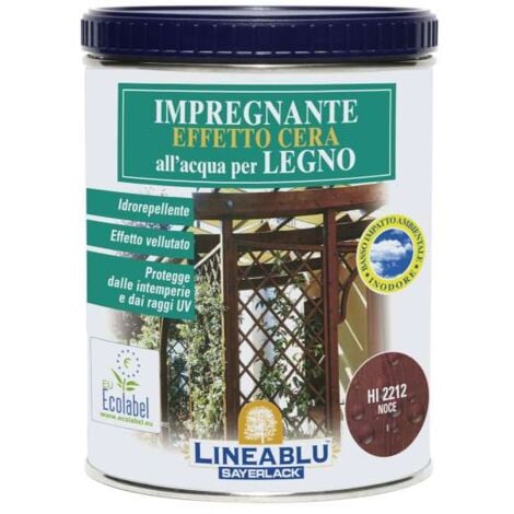 Blu Sayerlack Impregnante Effetto Cera Noce - Protezione UV 750 ml