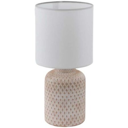 Lampada Da Tavolo Bellariva E14 Crema Bianco