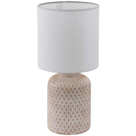 Lampada Da Tavolo Bellariva E14 Crema Bianco