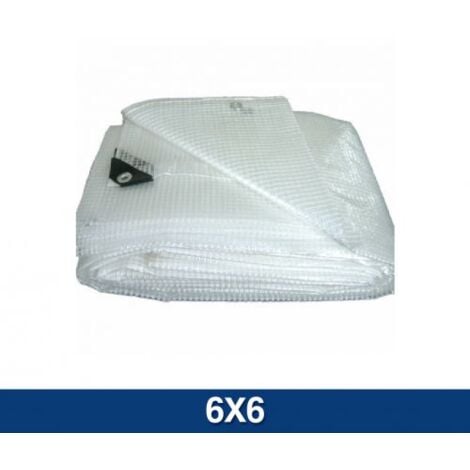 TELO RETINATO MULTIUSO IN PVC CON OCCHIELLI MT. 6X6
