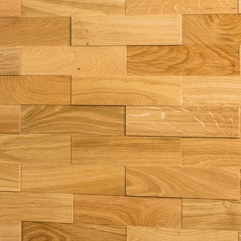 Rivestimiento Murale Di Legno Rovere Oliato Pannelli in Legno 200mm  1m²