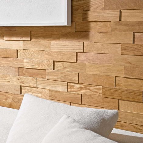 Rivestimiento Murale Di Legno Rovere Oliato Pannelli in Legno 200mm  1m²
