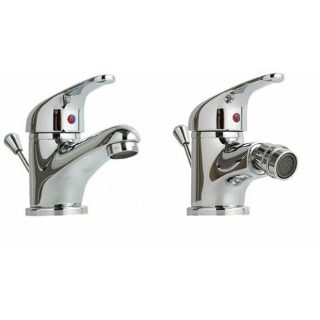 Set 2 Pezzi Rubinetti Per Lavabo E Bidet  Enter