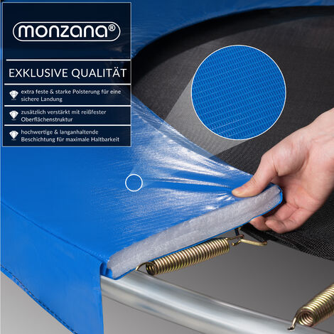 MONZANA®Trampolino da Giardino Ø305cm Set Trampolino Tappeto Elastico Rete Sicurezza Trampolino Elastico