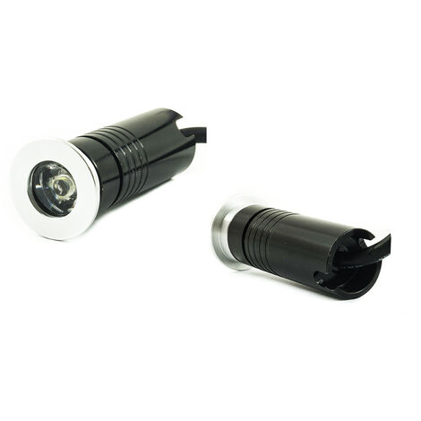 Faretto LED 3W Luce Fredda Segnapasso Incasso Calpestabile Esterno Interno DR
