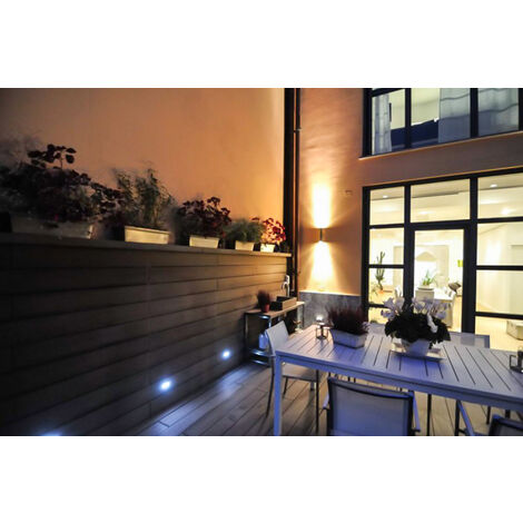 Faretto LED 3W Luce Fredda Segnapasso Incasso Calpestabile Esterno Interno DR