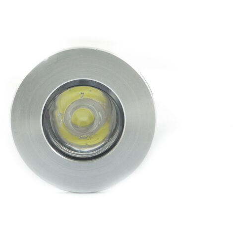 Faretto LED 3W Luce Fredda Segnapasso Incasso Calpestabile Esterno Interno DR