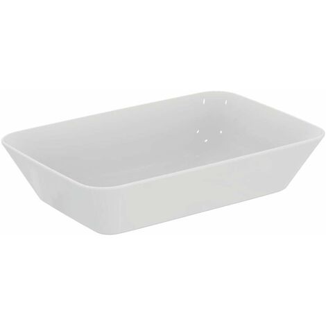 Ideal Standard Connect Air - Lavabo da appoggio 60x40x13 cm, bianco E034801