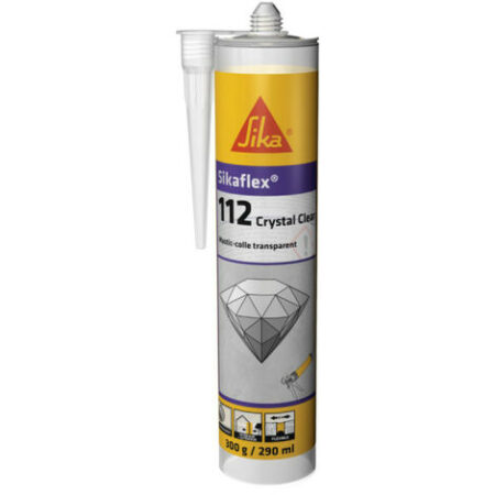 SIKA Sikaflex-112 Adesivo in mastice cristallino - Trasparente - 617930