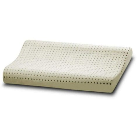 EVERGREENWEB - Cuscino Cervicale 40x70 alto 911 cm, Modello Doppia Onda 100% MEMORY FOAM, fodere ALOE VERA e COTONE Sfoderabile, Guanciale Letto per Dolori al Collo con DISPOSITIVO MEDICO, Offerta