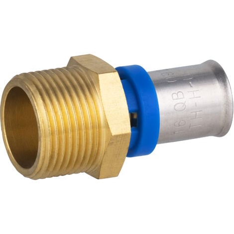 Multistrato a pressare raccordo multiprofilo maschio M20x27 Ø16 NOYON & THIEBAULT