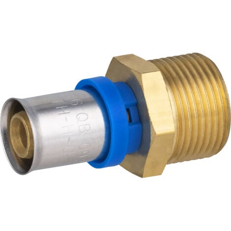 Multistrato a pressare raccordo multiprofilo maschio M20x27 Ø16 NOYON & THIEBAULT