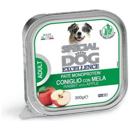 Cane - Coniglio e Mela Special Fruits Monge - size 400 gr