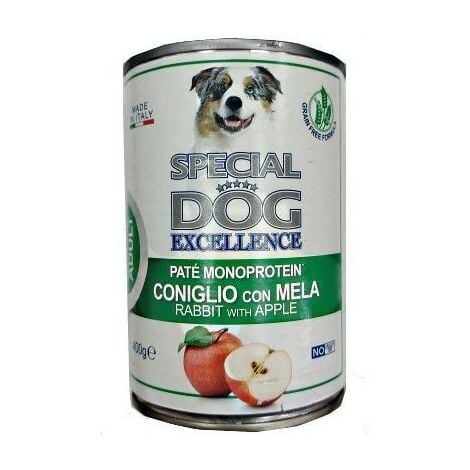 Cane - Coniglio e Mela Special Fruits Monge - size 400 gr